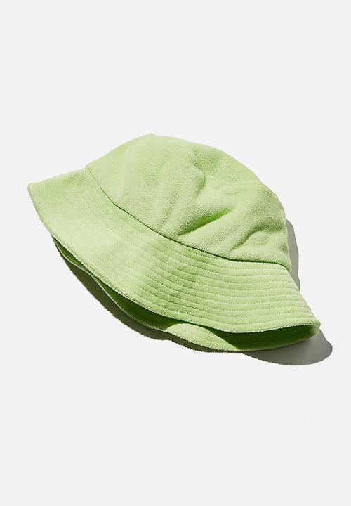 Rubi - Bianca bucket hat - soft lime terry