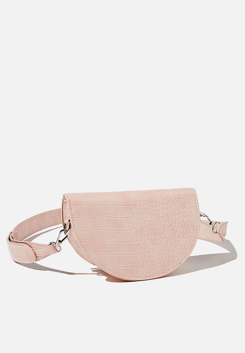 Rubi - Georgie cross body bag - blush texture