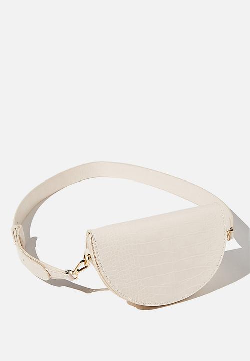 Rubi - Georgie cross body bag - ecru texture