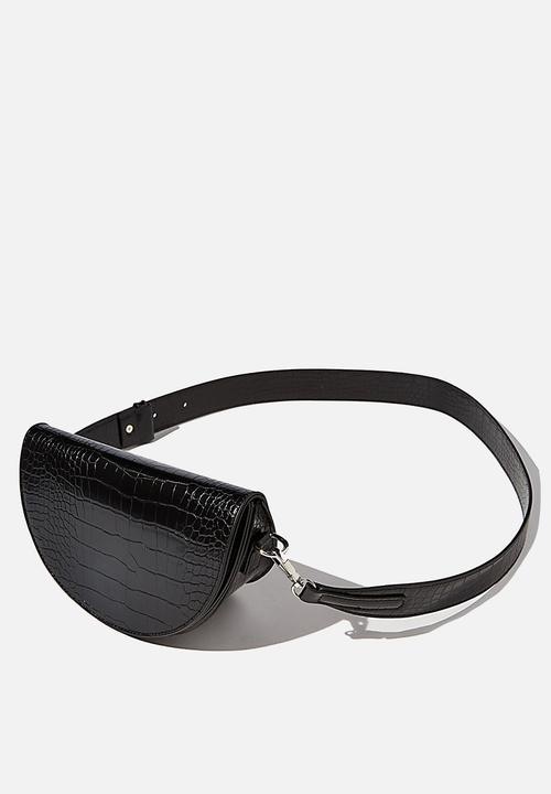 Rubi - Georgie cross body bag - black texture