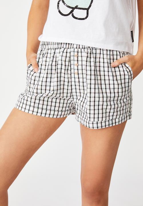 Cotton On - License woven short - rainbow gingham