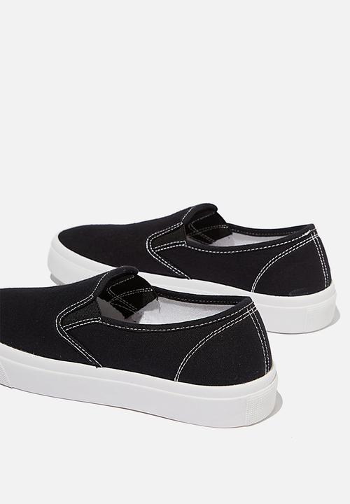 Cotton On - Harper slip on - black & white 