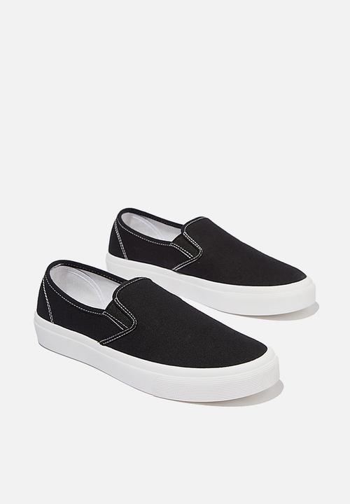 Cotton On - Harper slip on - black & white 