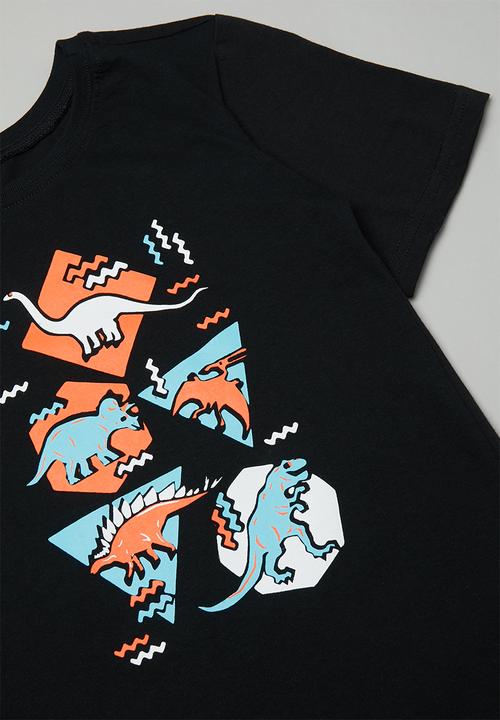 Pop Candy - Boys 2 pack printed tee - black & white