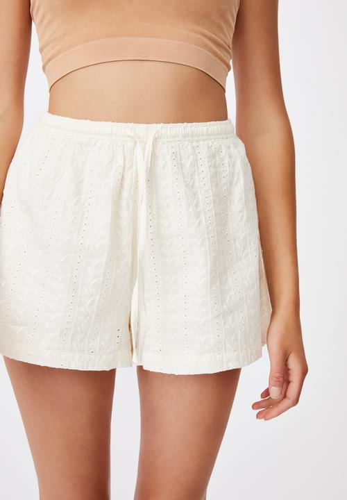Cotton On - Cali pull on short - seashell 