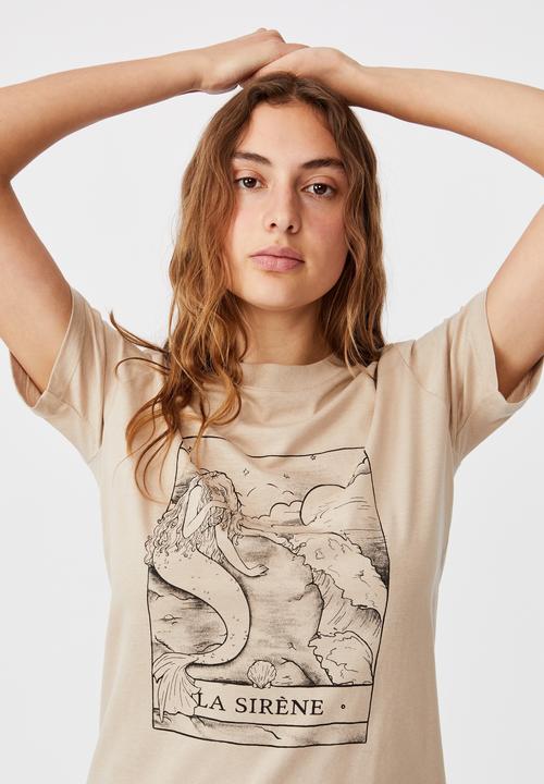 Cotton On - Classic arts T-shirt - neutral 