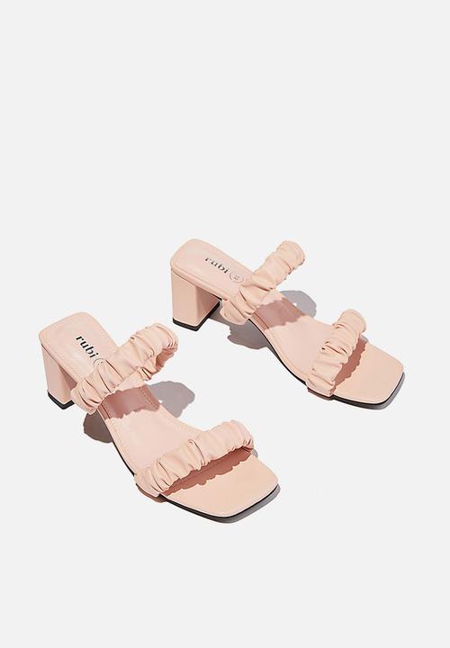 Cotton On - Abbie scrunchie heel - sugar pink pu