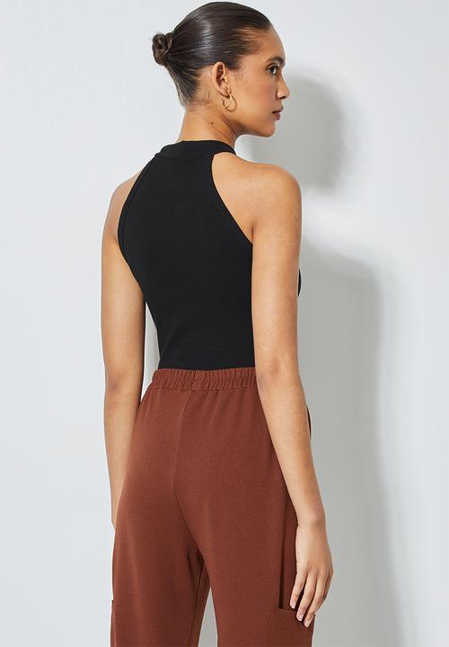 Superbalist - 2Pack cutaway bodysuit - black & white