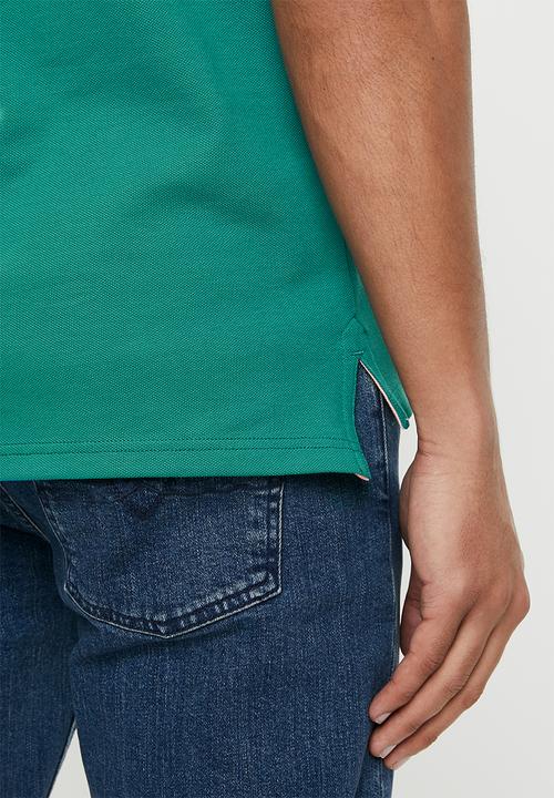 POLO - Carter custom fit pique golfer - teal