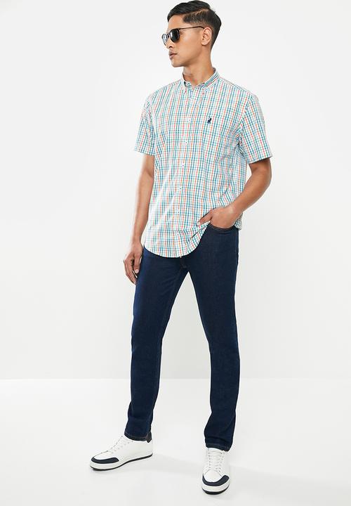 POLO - Amel check weekender shirt - multi