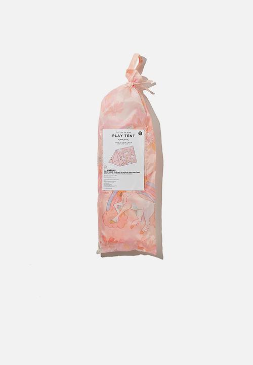 Cotton On - Kids play tent - unicorn rainbow