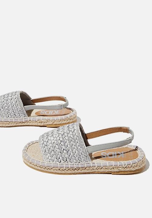 Cotton On - Tayla woven espadrille - rain cloud