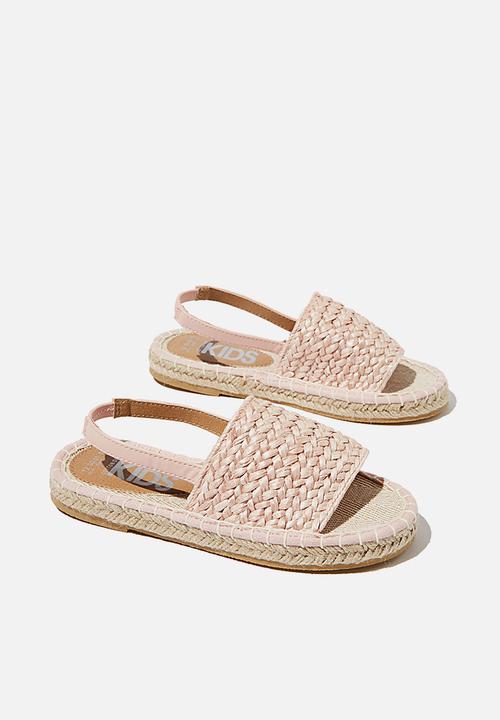 Cotton On - Tayla woven espadrille - peach whip