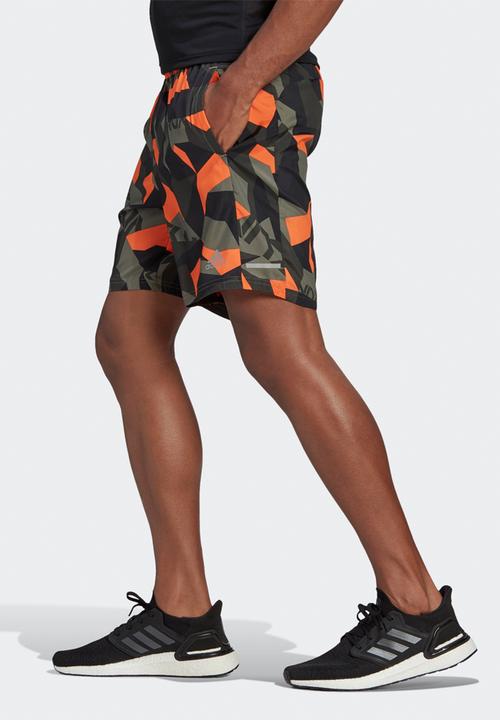 adidas Performance - Run it camo shorts - multi