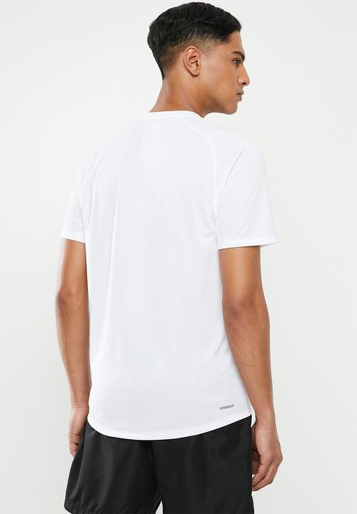 adidas Performance - Freelift sport ultimate solid tee -  white