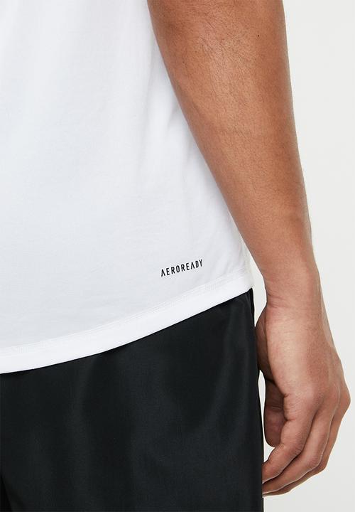 adidas Performance - Freelift sport ultimate solid tee -  white