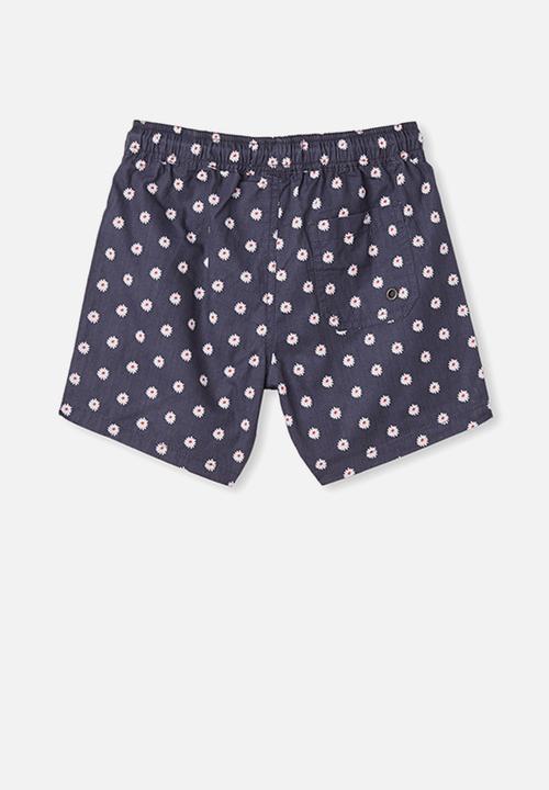 Cotton On - Volly short - daisy & vintage navy