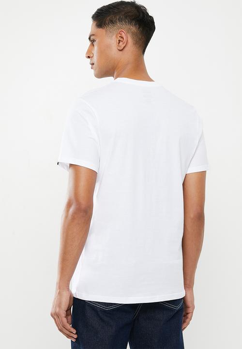 Vans - Print box tee - white - super bloom