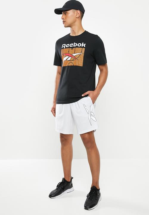 Reebok - Wor woven graphic shorts - Porcelain