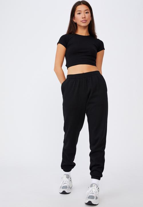 Factorie - Criss cross short sleeve top - black