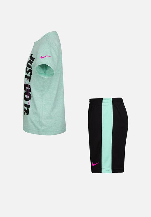 Nike - Nkb jdi top & short set - black & blue