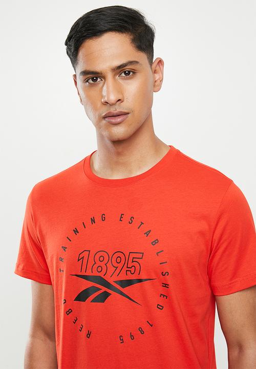 Reebok - Training speedwick short sleeve tee - Instinct red