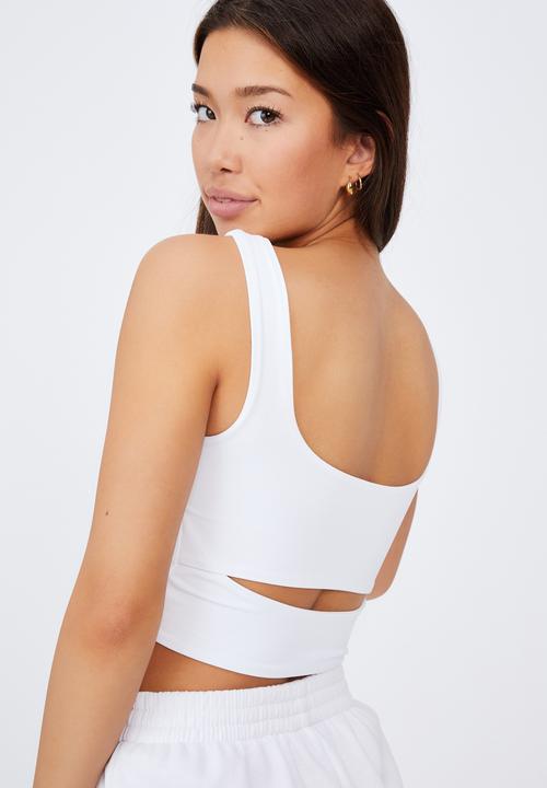 Factorie - Cut out front tank - white