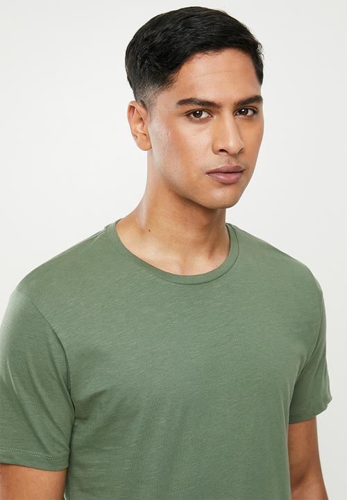 Superbalist - Scoop neck short sleeve sleep tee - green