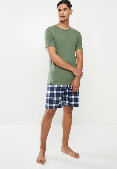 Superbalist - Scoop neck short sleeve sleep tee - green