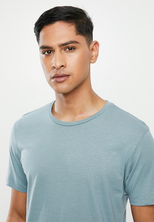Superbalist - Scoop neck short sleeve sleep tee - blue