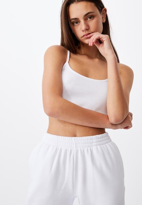 Factorie - Ladder back detail bralet - white