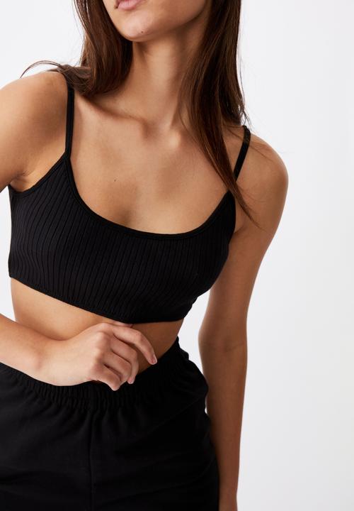 Factorie - Ultra crop tank - black