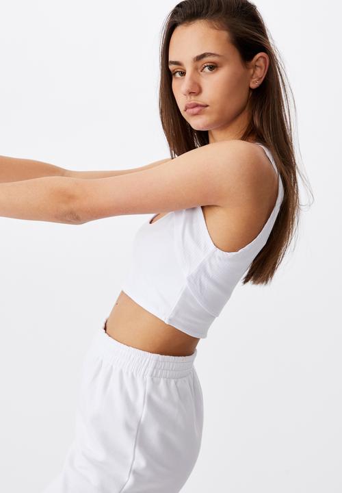 Factorie - Layered cut out tank - white