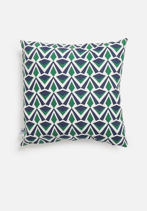 Sixth Floor - Deco cushion cover - blue