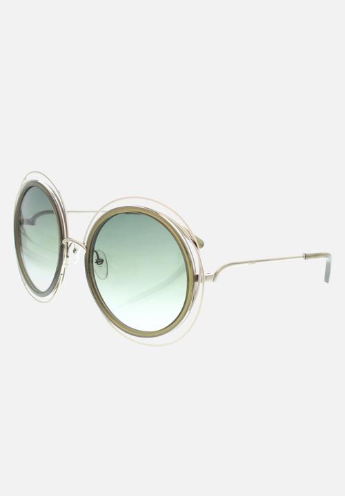 Chloe - Chloe sunglasses  - gold khaki