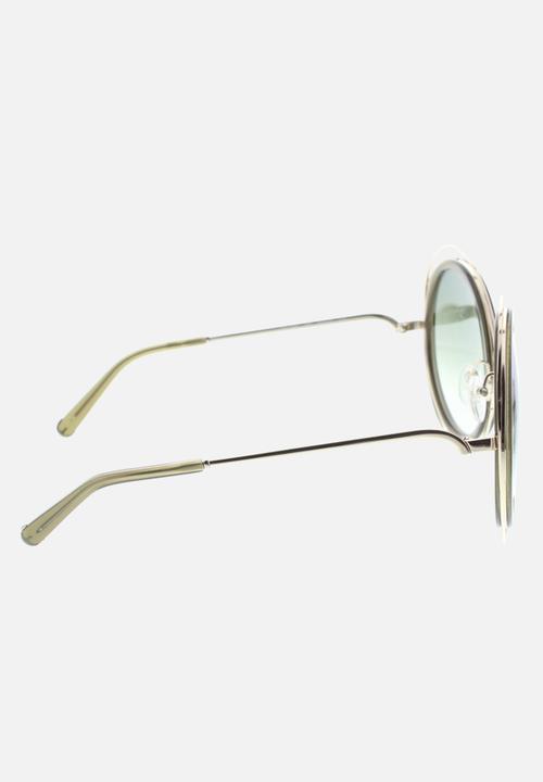 Chloe - Chloe sunglasses  - gold khaki