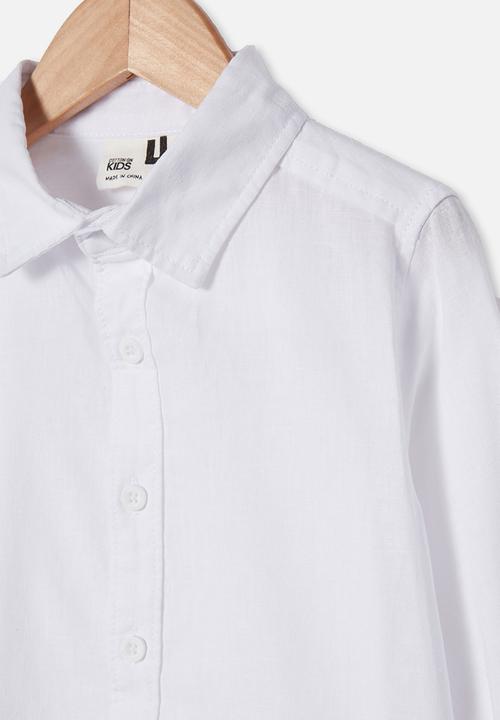 Cotton On - Harper long sleeve shirt  - white