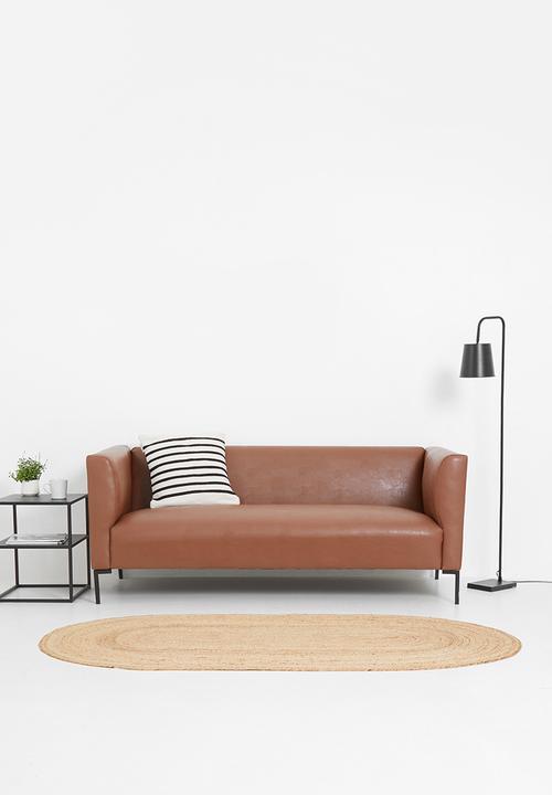 Sixth Floor - Aiden 3 seater sofa - tan 