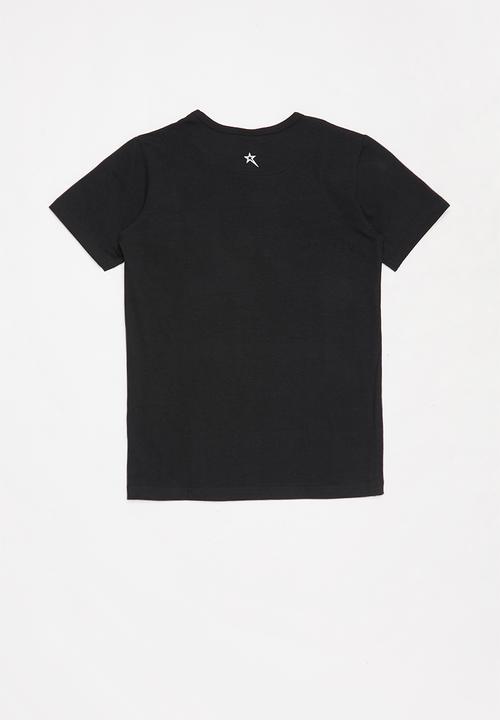 SOVIET - Printed cut and sew tee - black