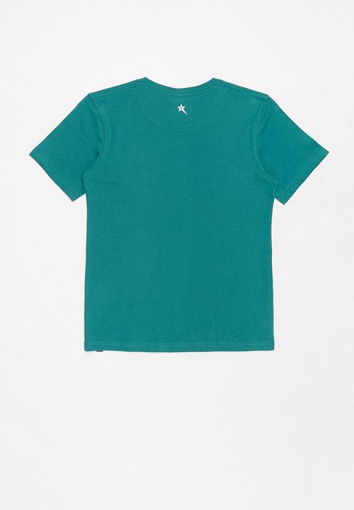 SOVIET - Boys logo tee - teal