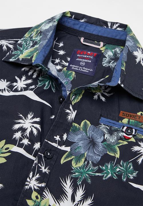 SOVIET - Boys shirt - navy