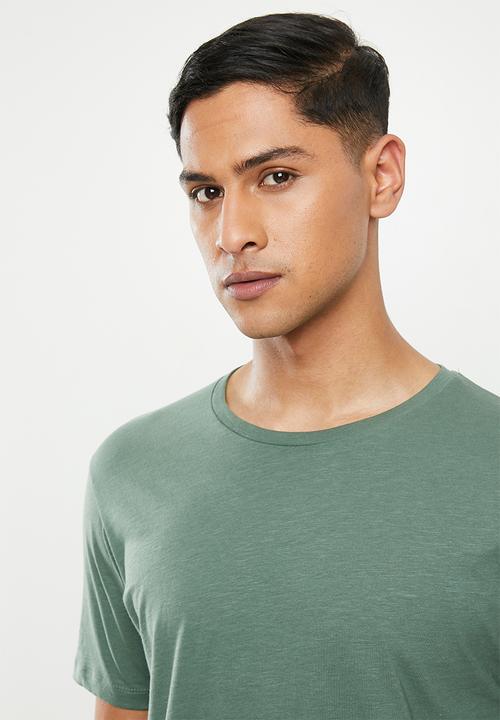 Superbalist - 2 Pack scoop neck short sleeve sleep tee - blue & green 