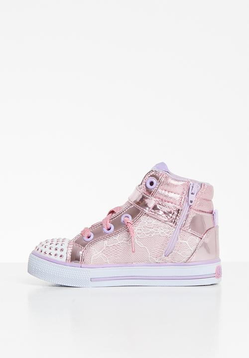 Skechers - Shuffles-doily dance - pink & purple 