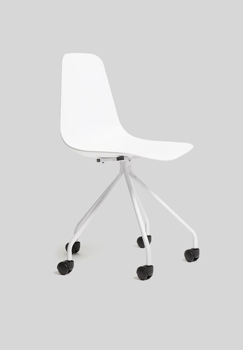 Sixth Floor - Ellie office chair - white