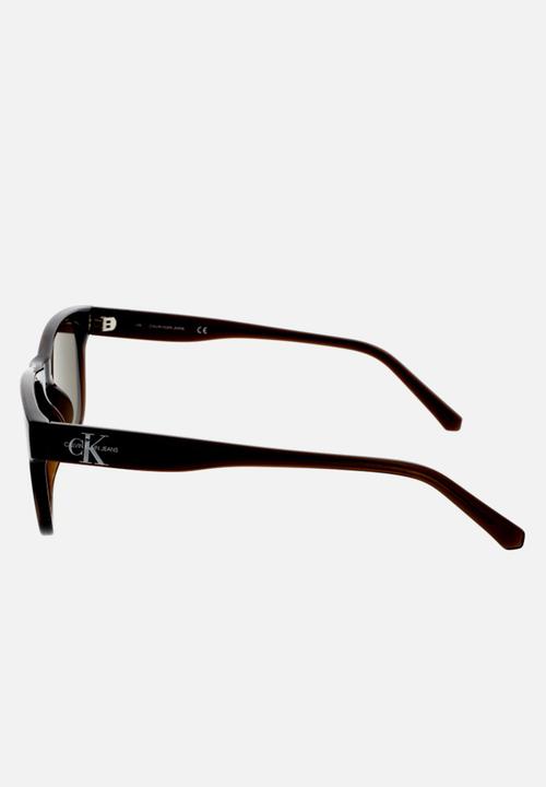 CALVIN KLEIN JEANS - DNU - Calvin klein jeans rectangle sunglasses - crystal brown