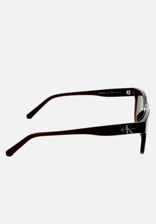 CALVIN KLEIN JEANS - DNU - Calvin klein jeans rectangle sunglasses - crystal brown