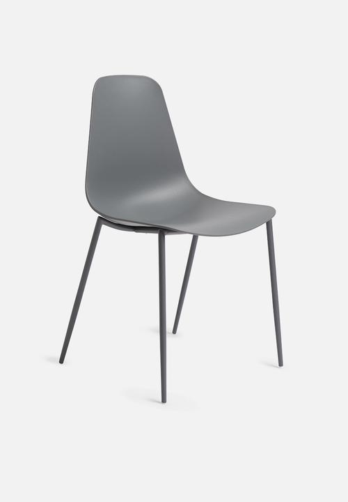 Sixth Floor - Perry dining chair - charcoal