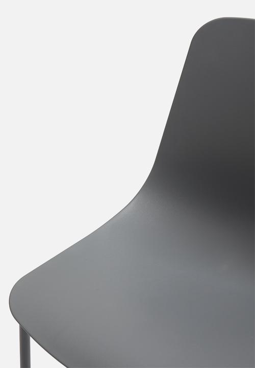Sixth Floor - Perry dining chair - charcoal