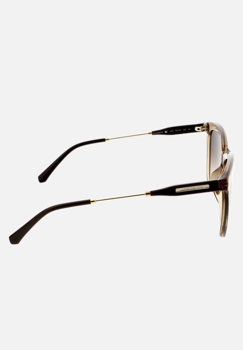 CALVIN KLEIN JEANS - DNU - Calvin klein jeans rectangle sunglasses  - crystal taupe