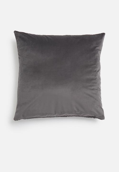 Hertex Haus - Scarab cushion cover - steel